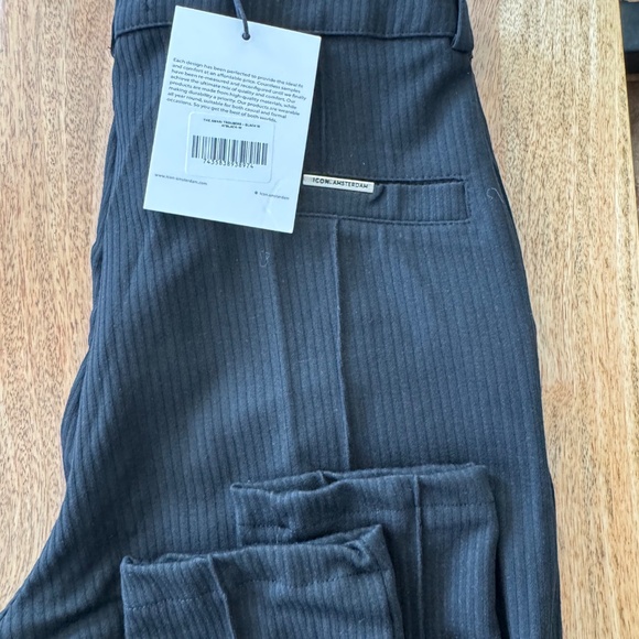 COPY - ICON AMSTERDAM - AMARI TROUSER - BLACK - MEDIUM - NWT - Picture 7 of 8